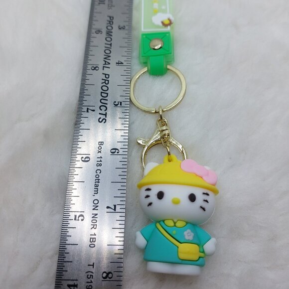2/$25 Hello Kitty keychai wrist strap lanyard with "The sunshine Unicorn" - Picture 3 of 6